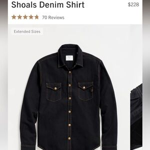 Billy Reid Shoals denim shirt